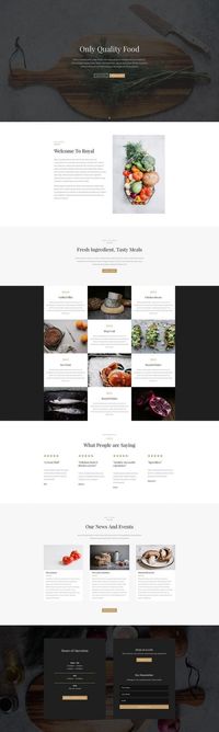 restaurant website